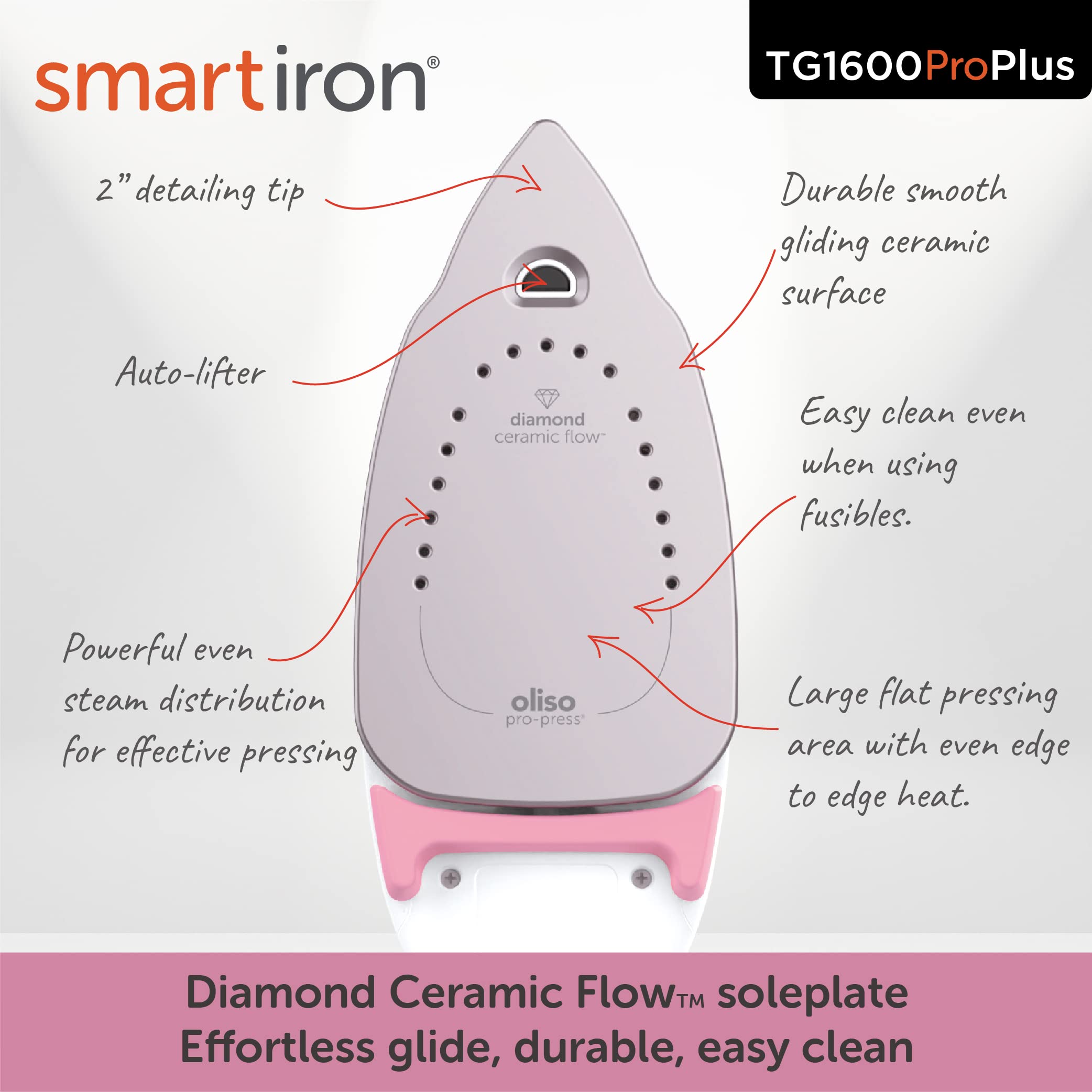 オリソー スマートアイロン TG1600 Amazon.com: oliso TG1600 ProPlus Smart Iron with Auto-Lift